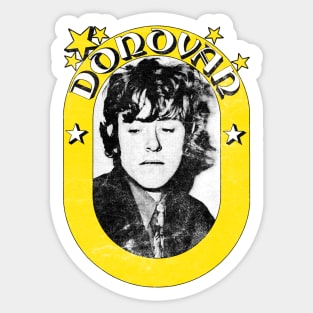 Donovan // 60s Folk Music Fan Sticker